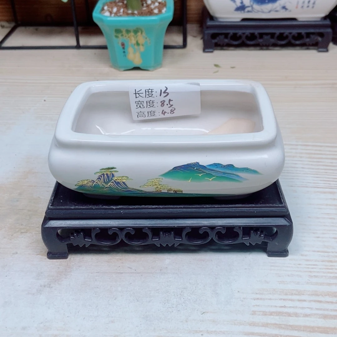 瓷片陶瓷花盆陶瓷艺术