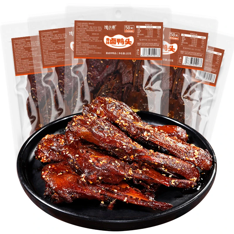 新鲜短保58天爆辣鸭翅中翅尖组合熟食下酒菜休闲食品