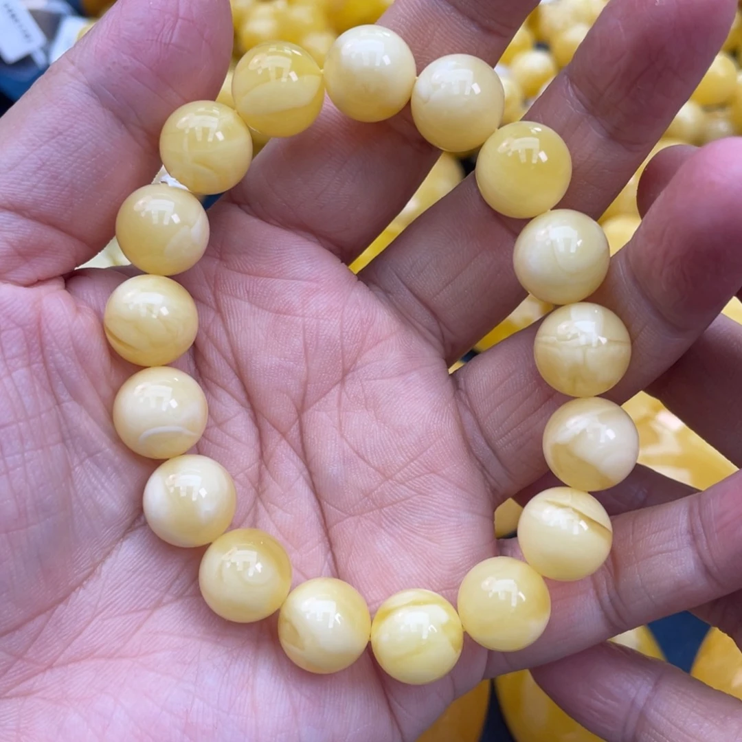 琥珀裸石未镶嵌琥珀蜜蜡12m m