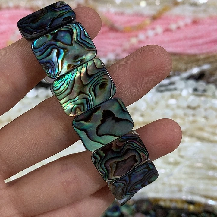 一个天然鲍鱼贝手牌