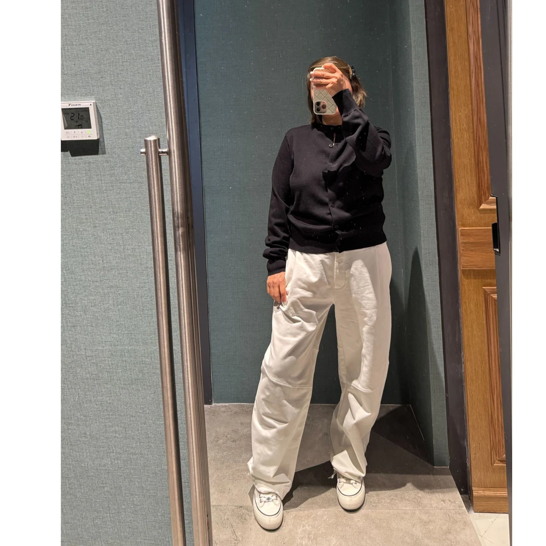 COCOLINDA | 棉质男女CP老钱风高级260g休闲裤香蕉裤P3064