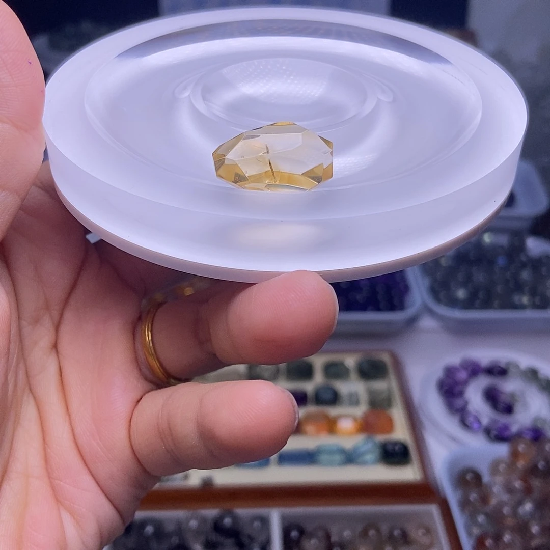 水晶手链未镶嵌小****o定制打孔不退换