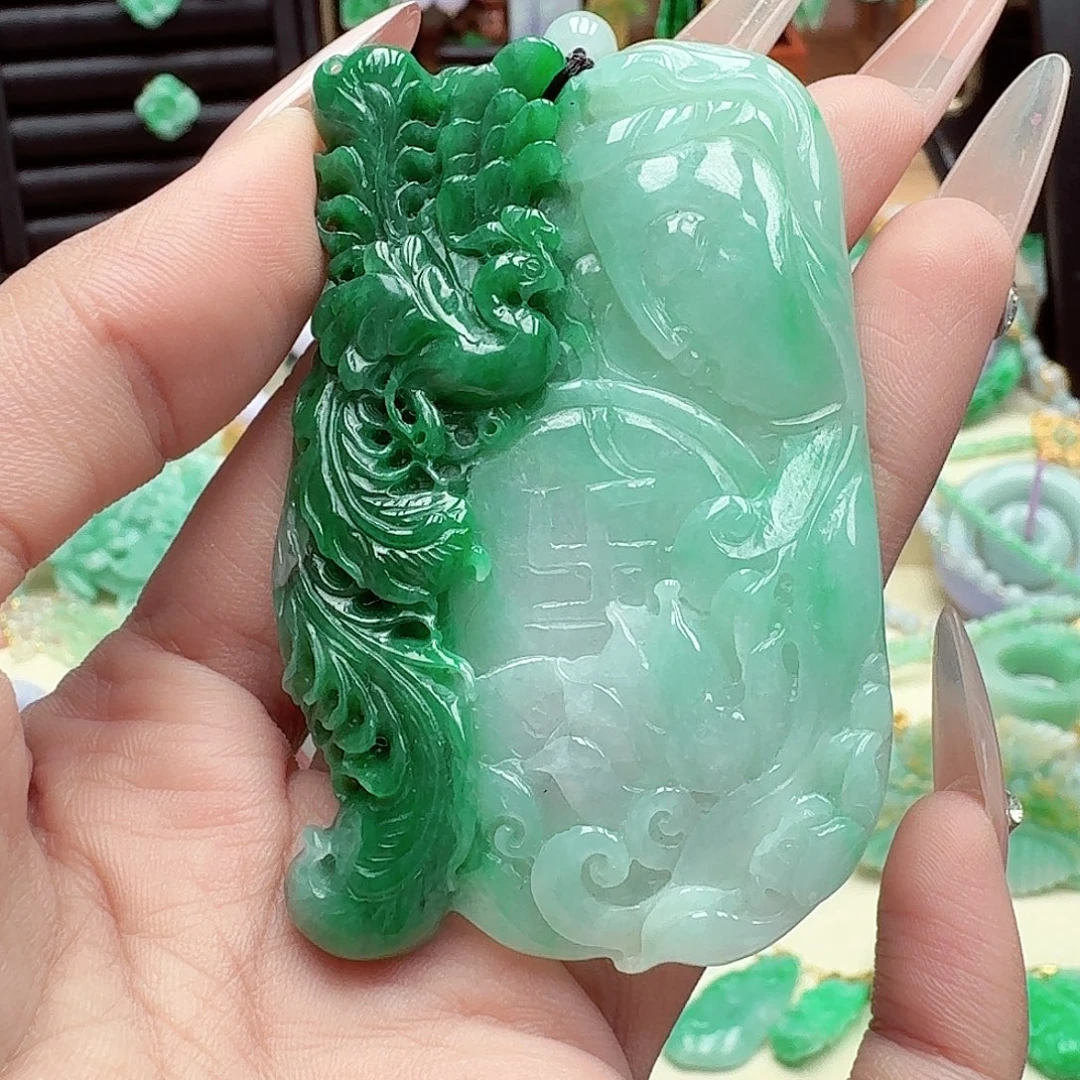 颈饰未镶嵌翡翠翡翠吊坠