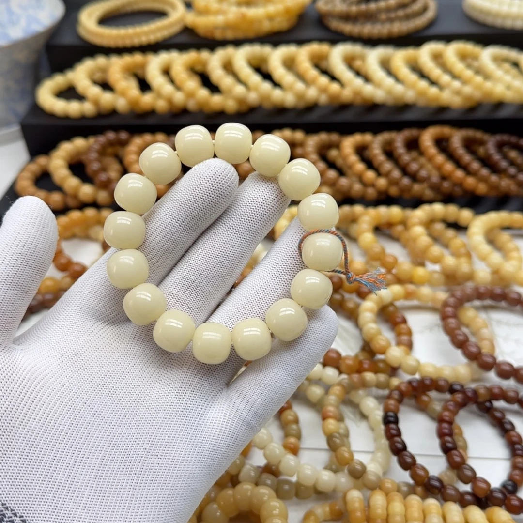 菩提根/象牙果手串14*15微瑕5年
