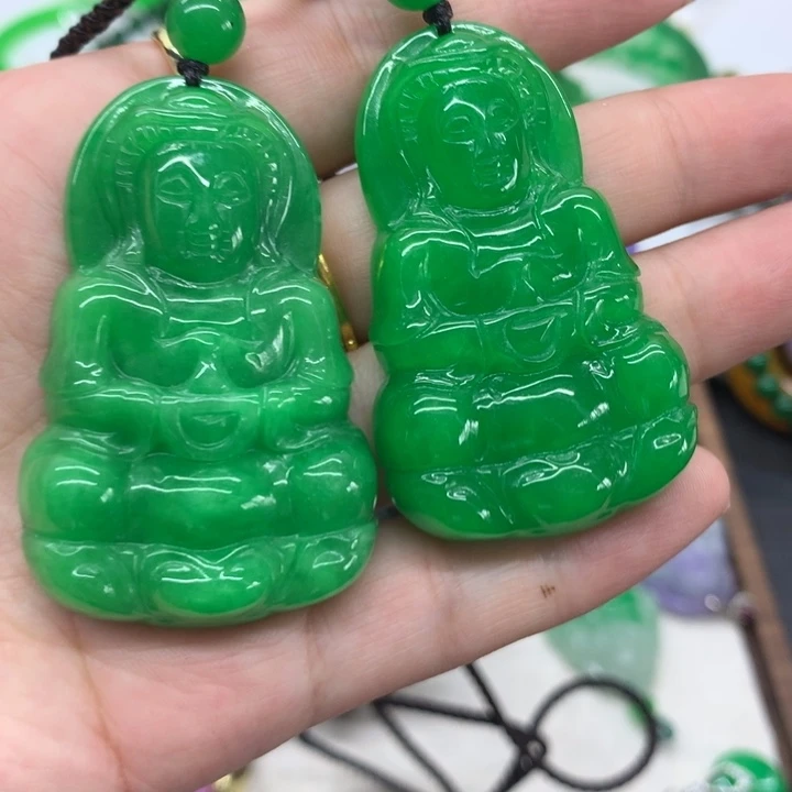 颈饰未镶嵌翡翠吊坠