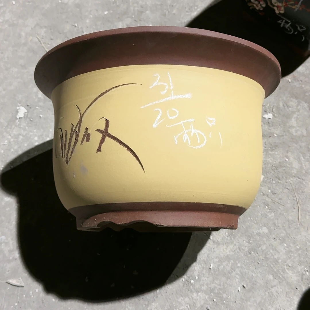 紫砂宜兴紫砂花盆，现货发