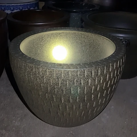 摆件刘*红高温陶瓷大缸系列
