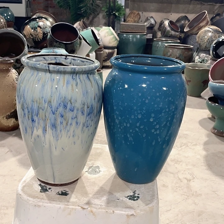 紫砂花盆正品口14高26。z z z