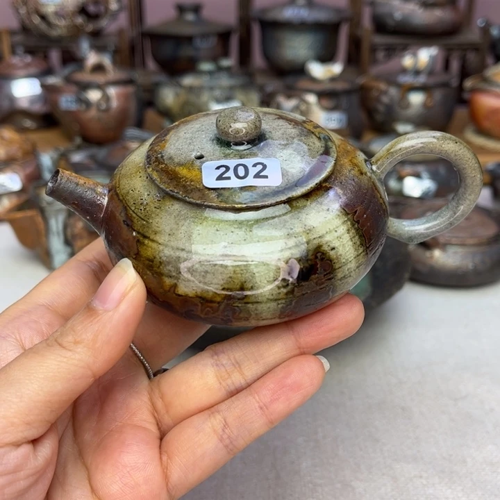 壶裸柴烧陶瓷茶具