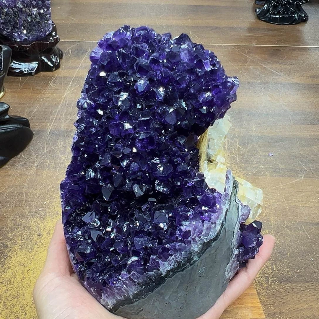 紫晶摆件未镶嵌晶体