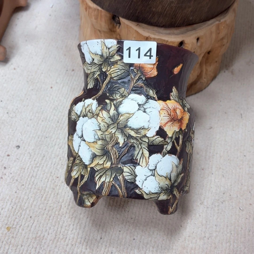 L***8花盆紫砂陶瓷多肉花盆精品