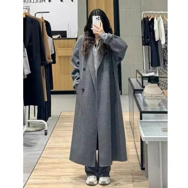 不用A【201-400】秋冬季单面毛呢大衣女士外套