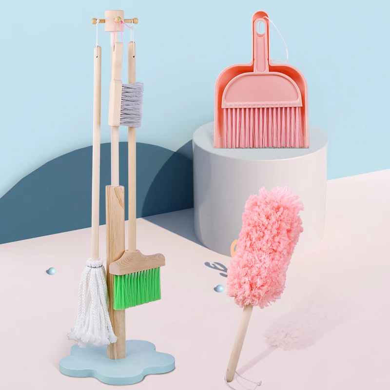 木质扫地玩具新款儿童男孩女孩过家家玩具生日礼物