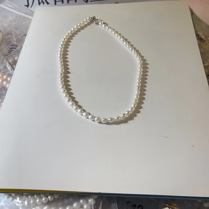 淡水珍珠未镶嵌颈饰00595