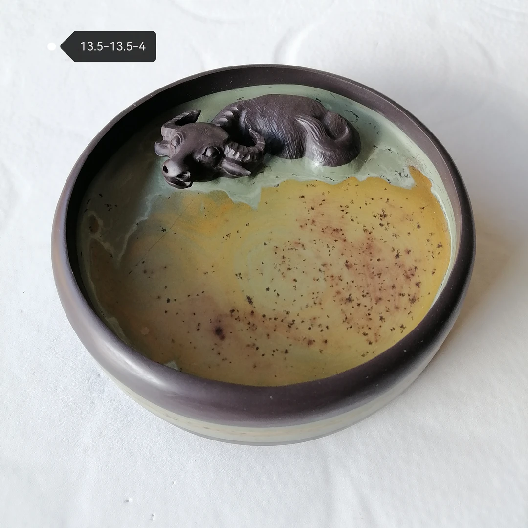 十大名砚苴却砚原石色彩书画研磨专用