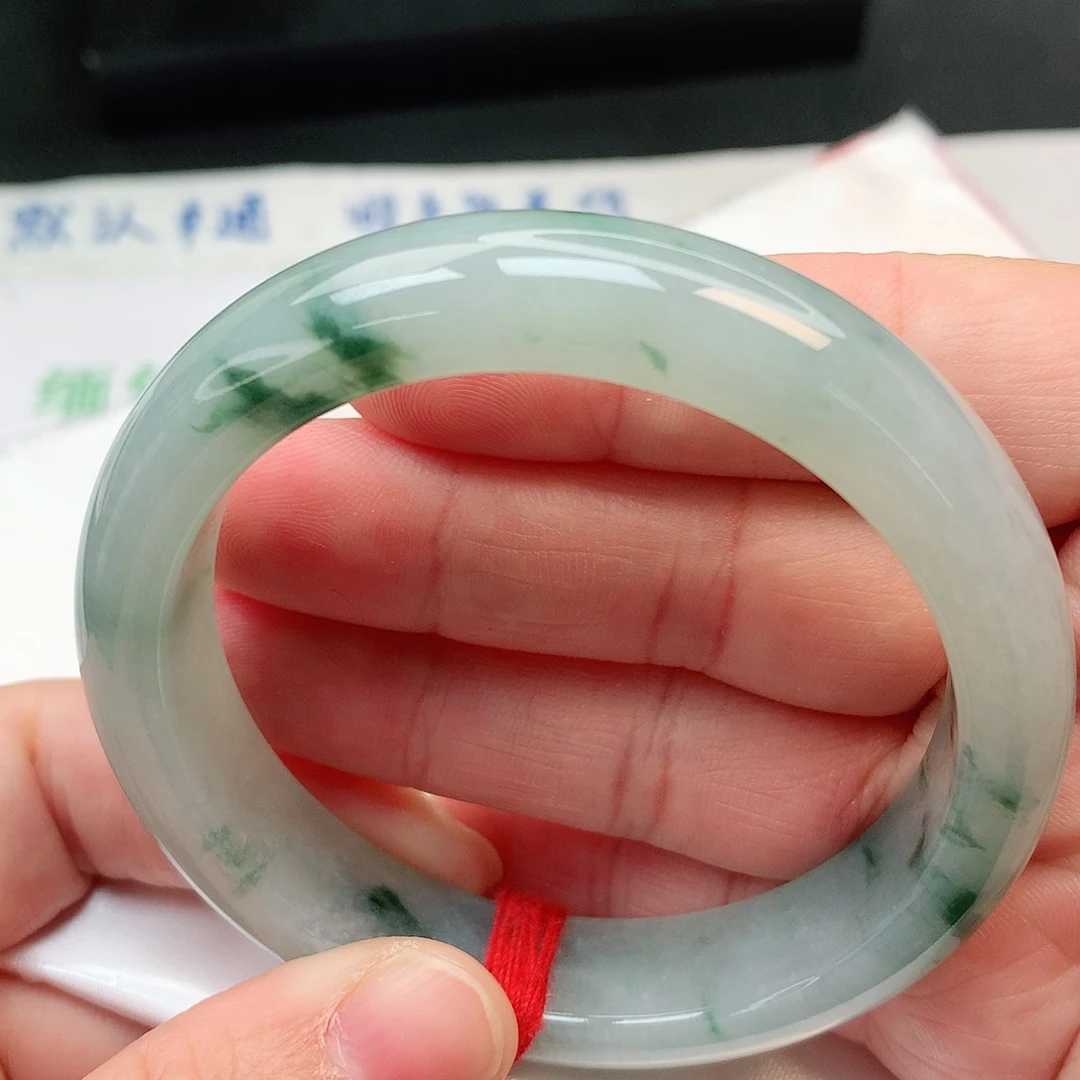 未镶嵌手镯翡翠54-56圈