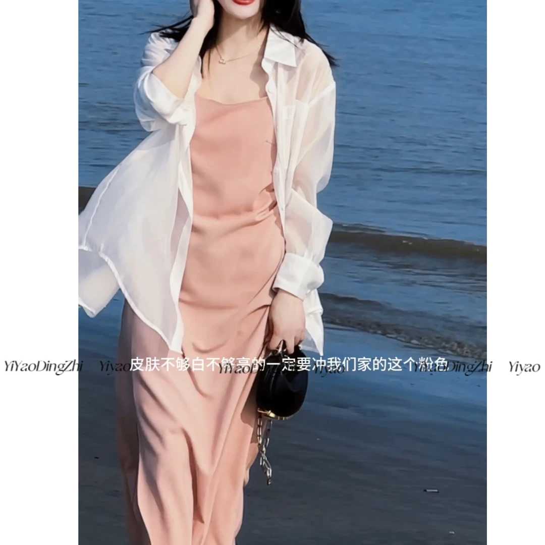 【慧慧私服】夏款气质时尚休闲收腰长款连衣裙  4CLXB6190