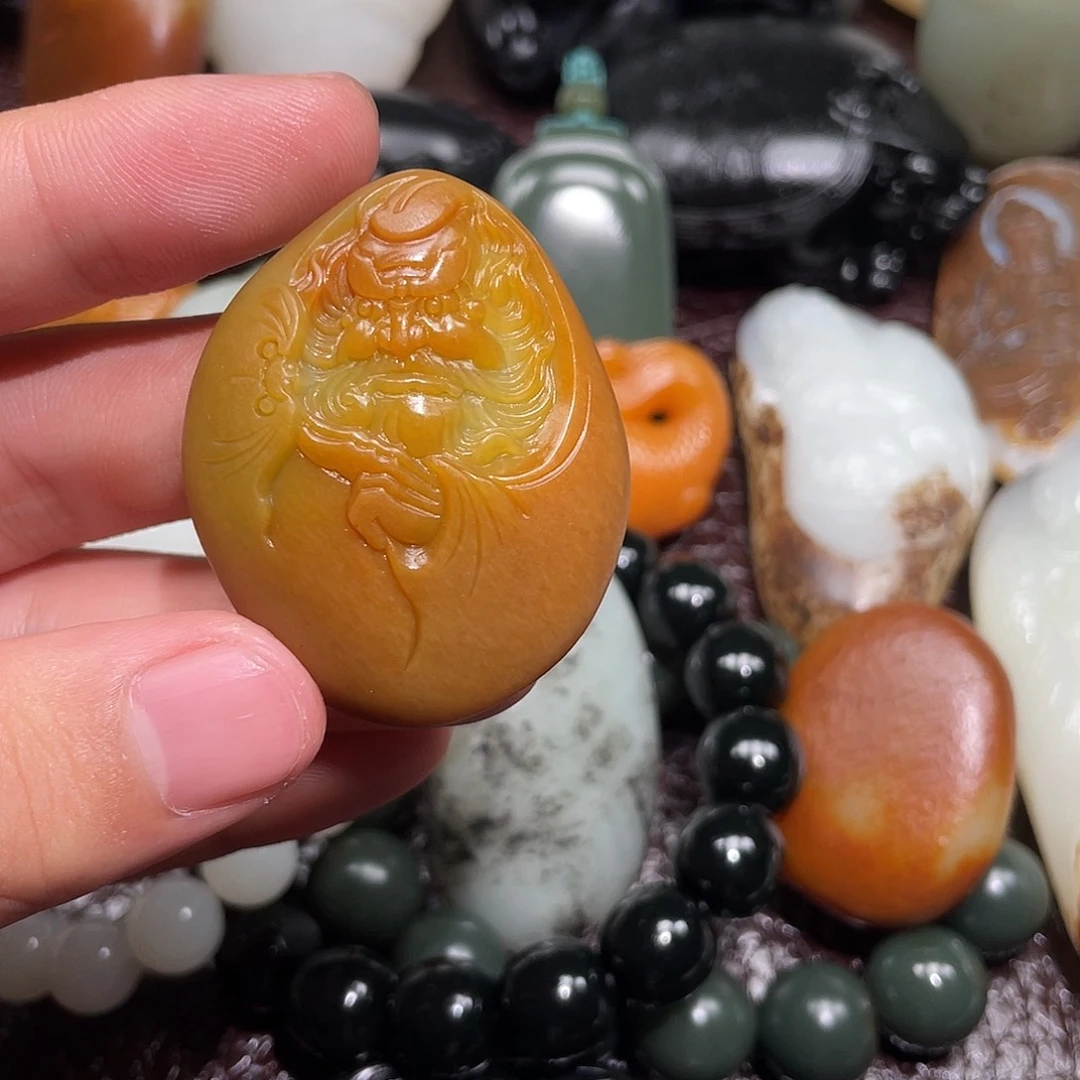 未镶嵌和田玉挂件0*-