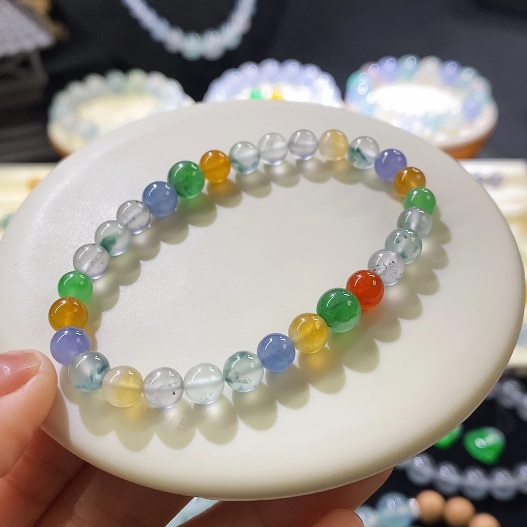 未镶嵌挂件翡翠手串