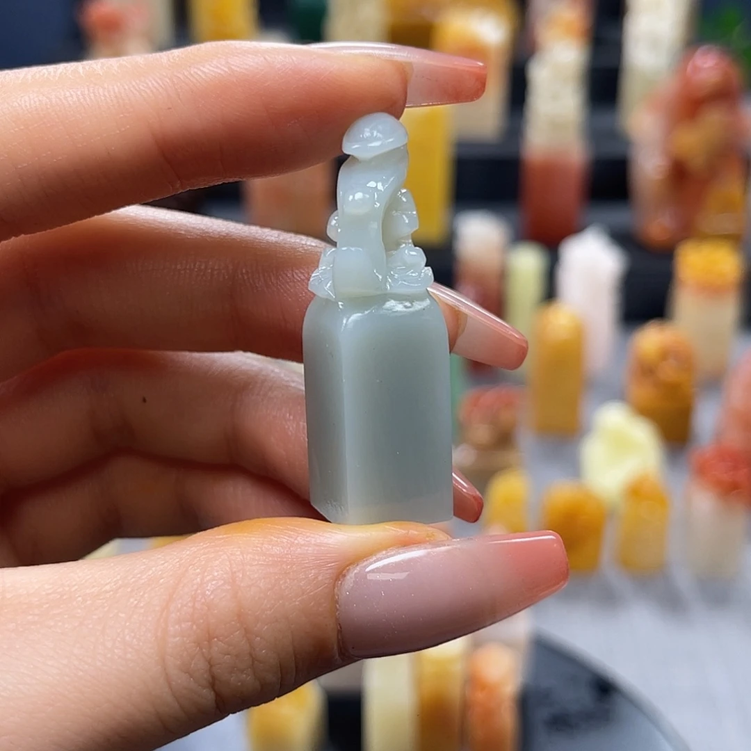 寿山石印石包邮包刻6585