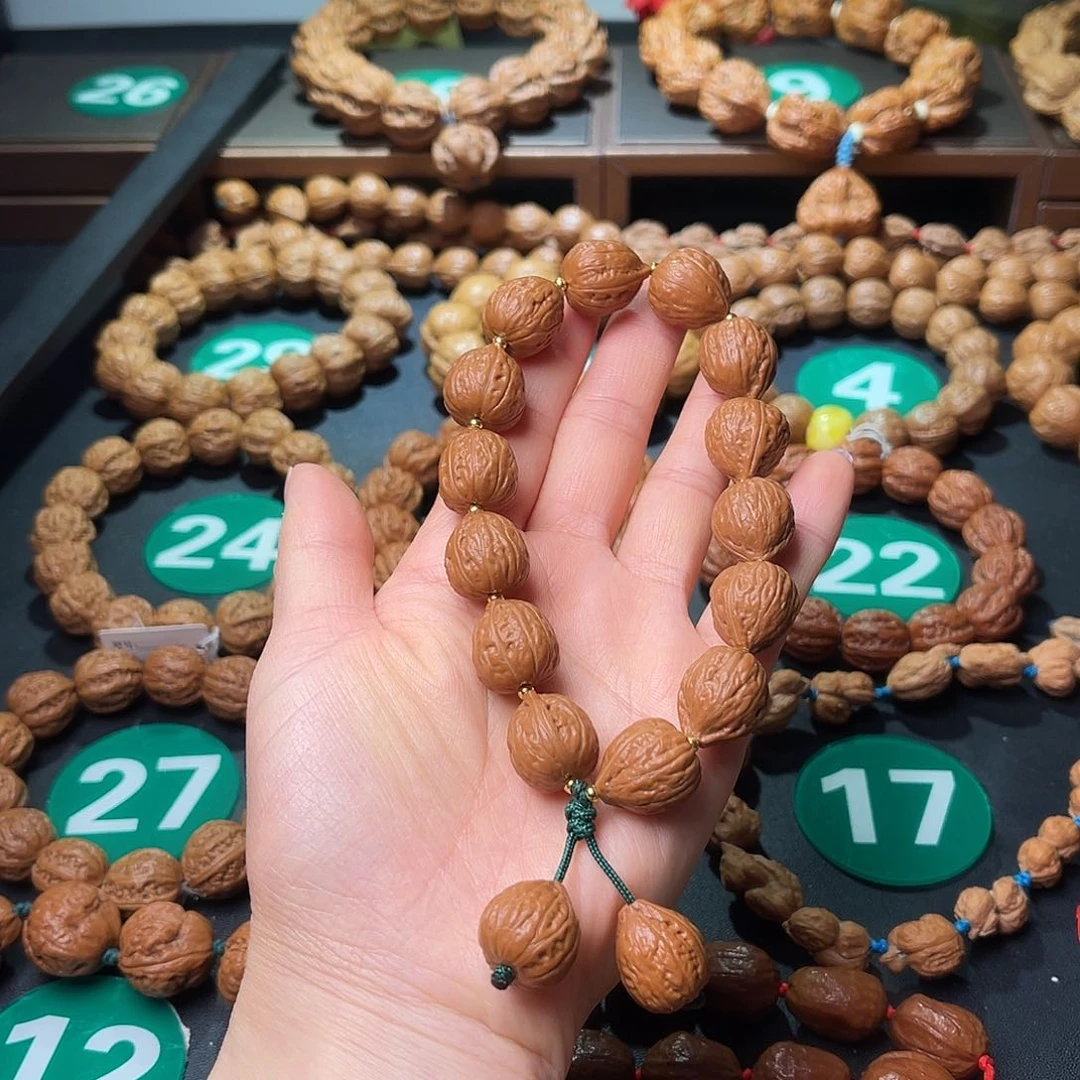 文玩核桃手串15尺寸爱心