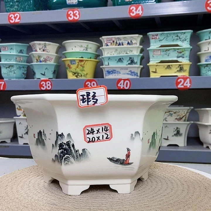 紫砂花瓶紫砂花盆