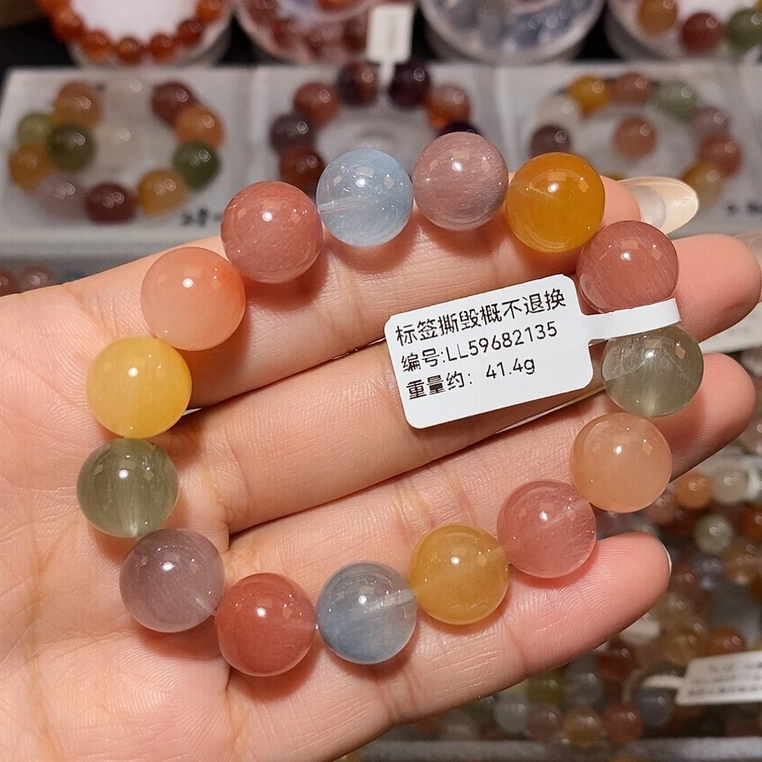 未镶嵌水晶手链彩兔毛手链12.6