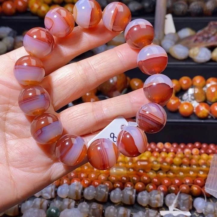 未镶嵌手链玛瑙/玉髓葉**ᰔ