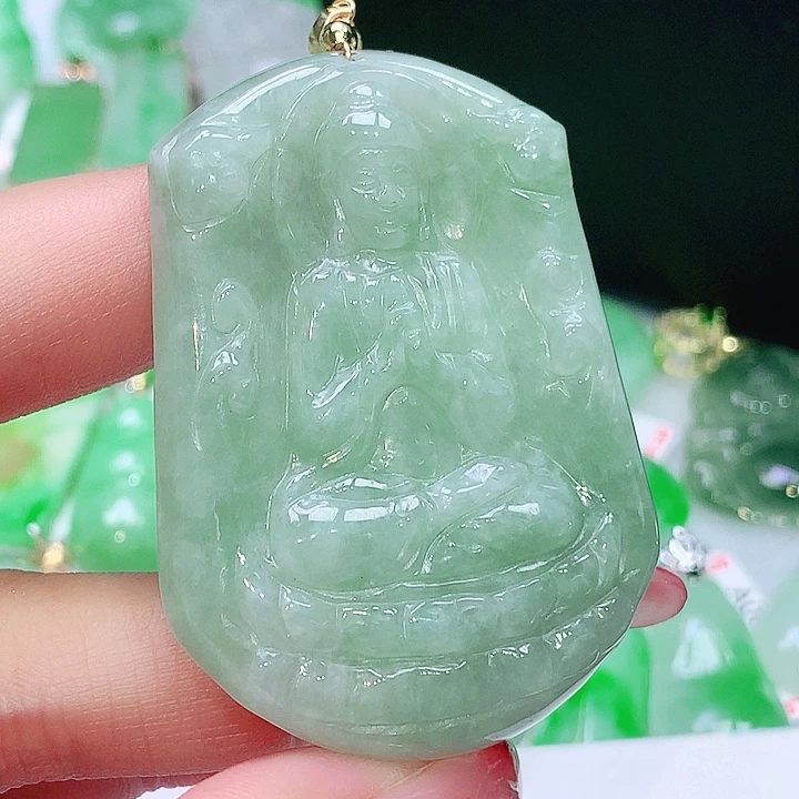 翡翠未镶嵌颈饰翡翠