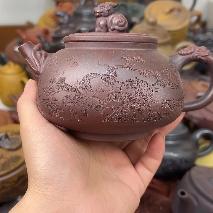 茶壶紫砂紫砂跳砂