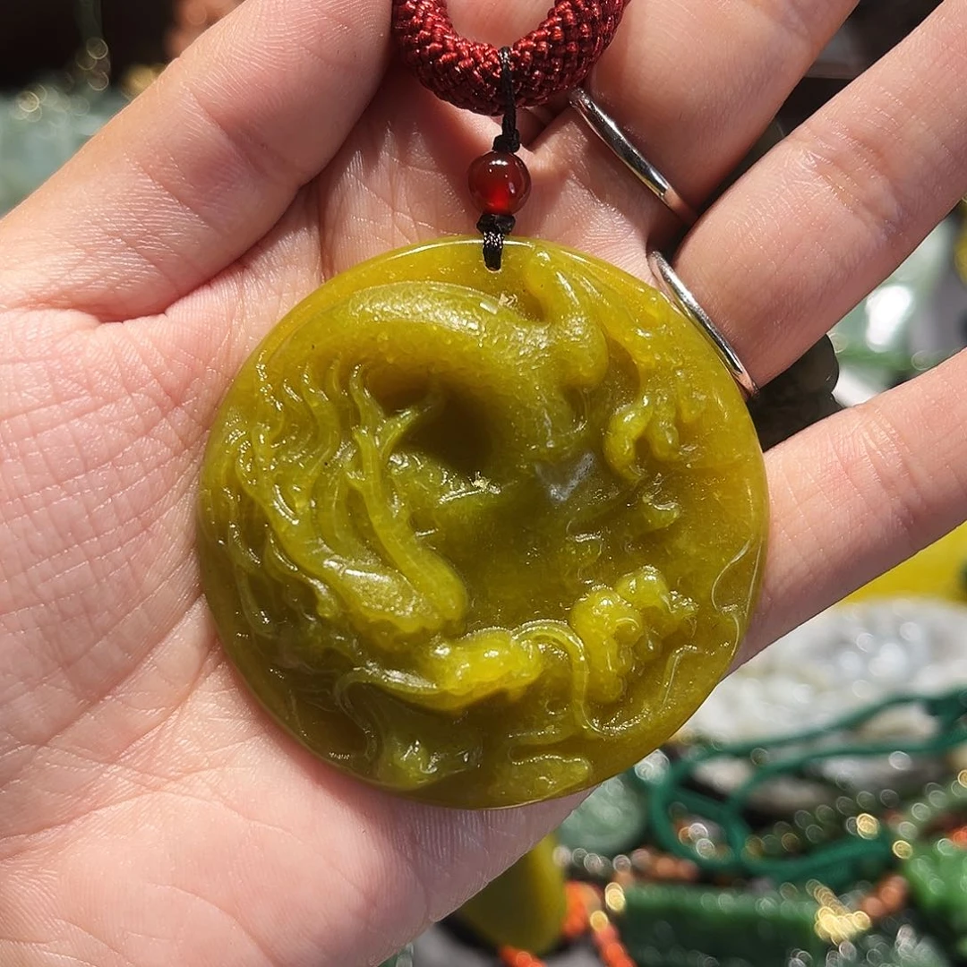 未镶嵌岫玉毛衣链