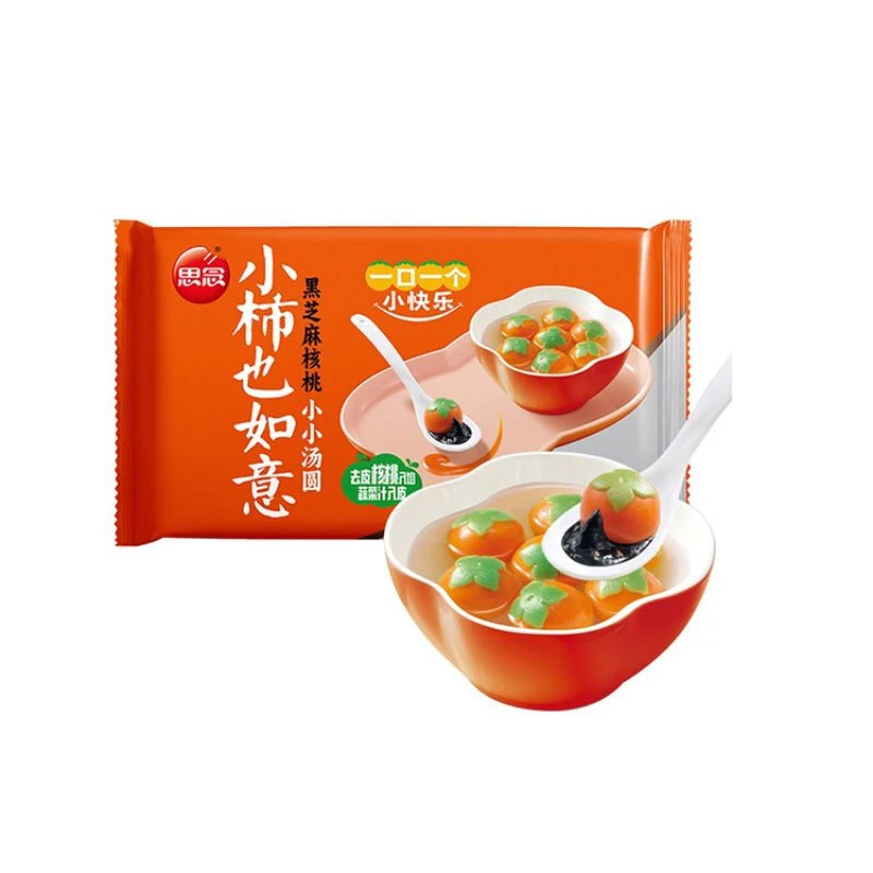 思念小柿也如意黑芝麻核桃小小汤圆240g/袋