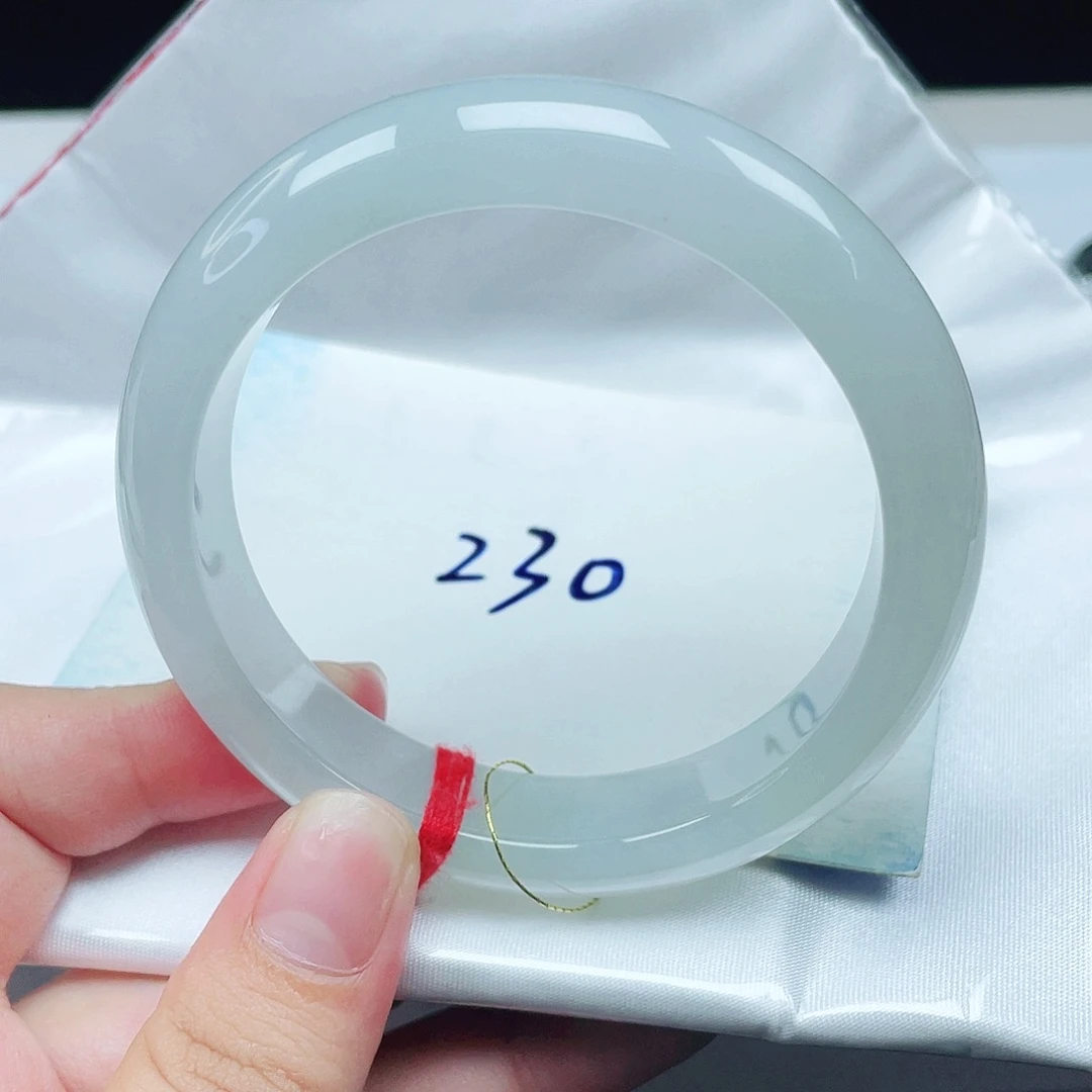 翡翠未镶嵌手镯正圈55.3