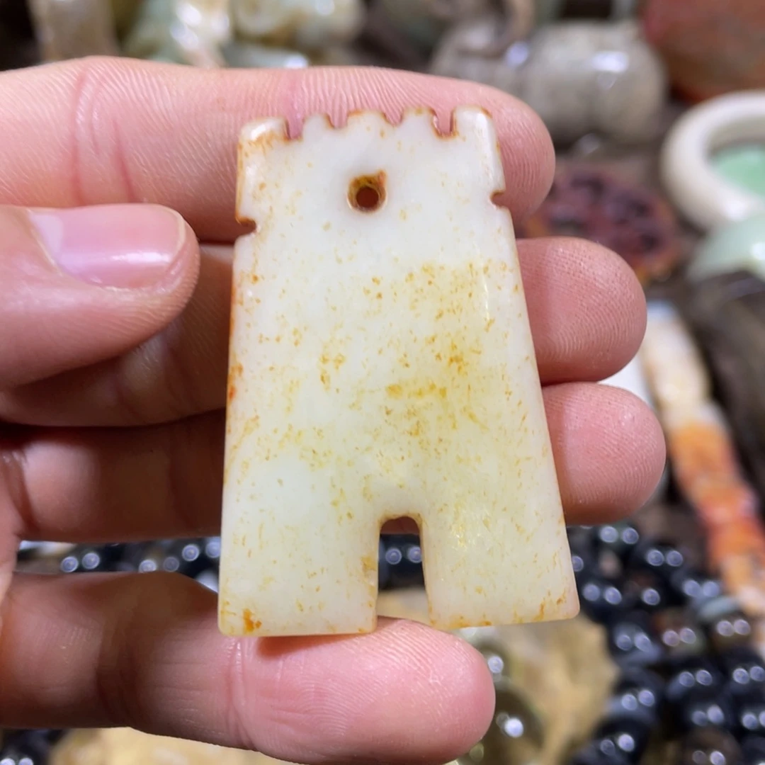 和田玉吊坠(不含链)未镶嵌