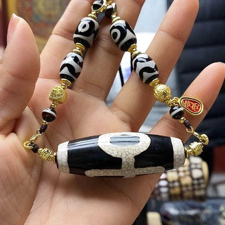 玛瑙/玉髓（覆膜）合金颈饰