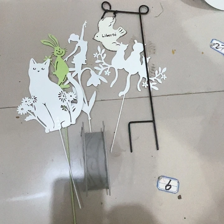 铁艺园艺柳编花插微瑕