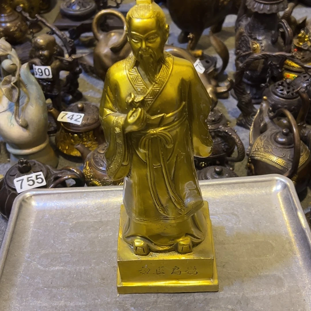 黄铜摆件，文房摆件