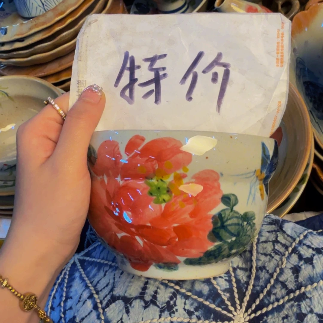 瓷片景德镇陶瓷手工手绘