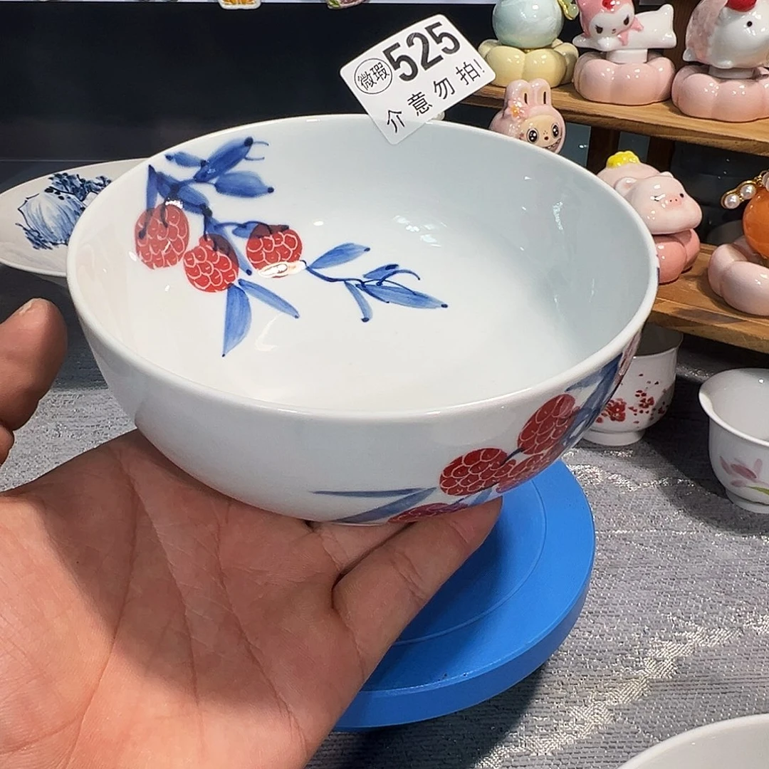 陶瓷景德镇高温陶瓷5.5寸