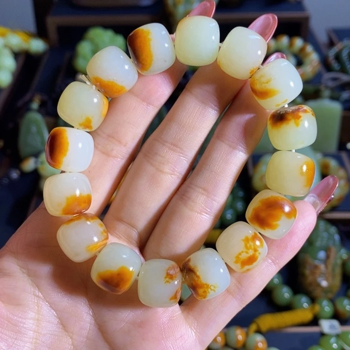 和田玉套链未镶嵌美****商