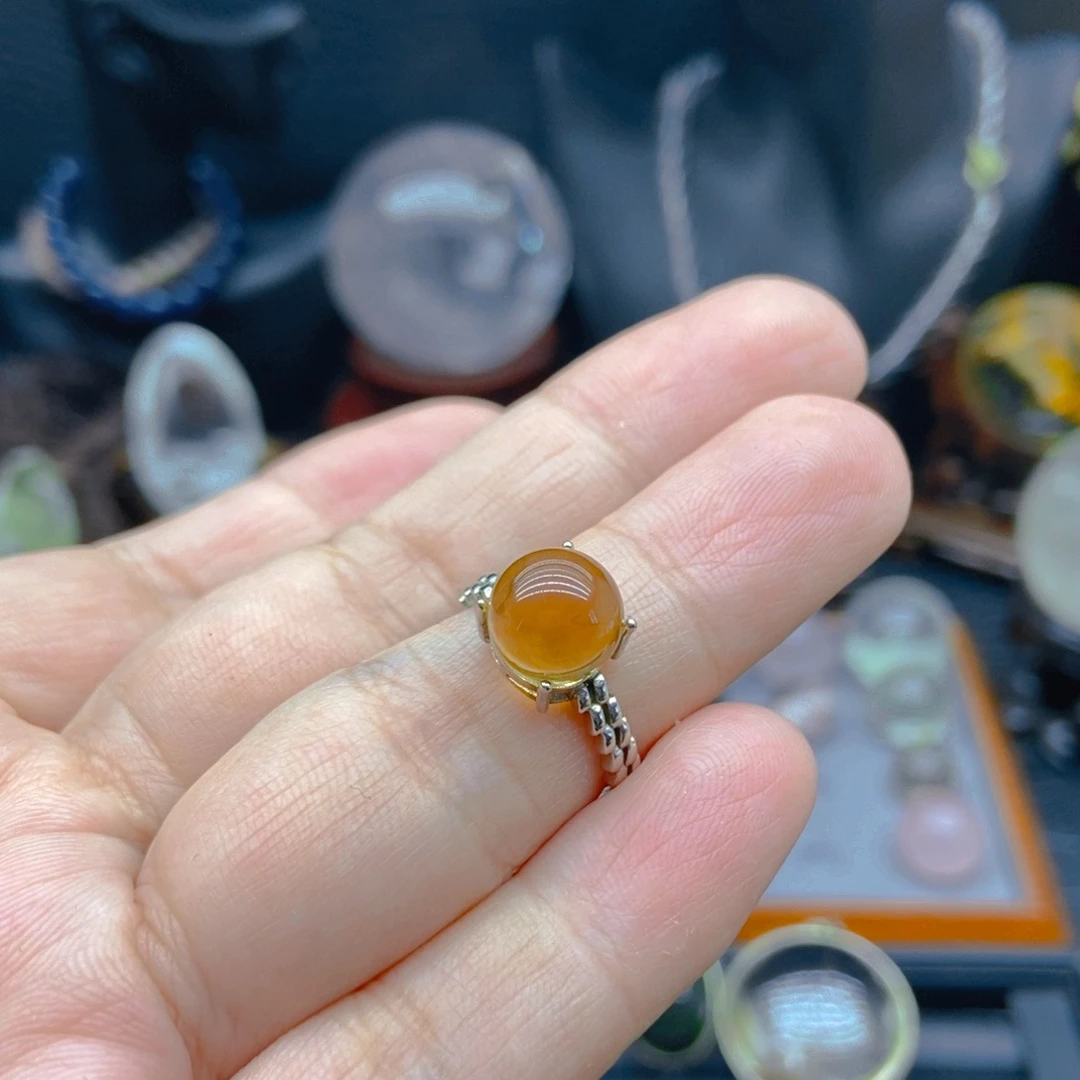 ****颈饰水晶银S925镶嵌天然水晶