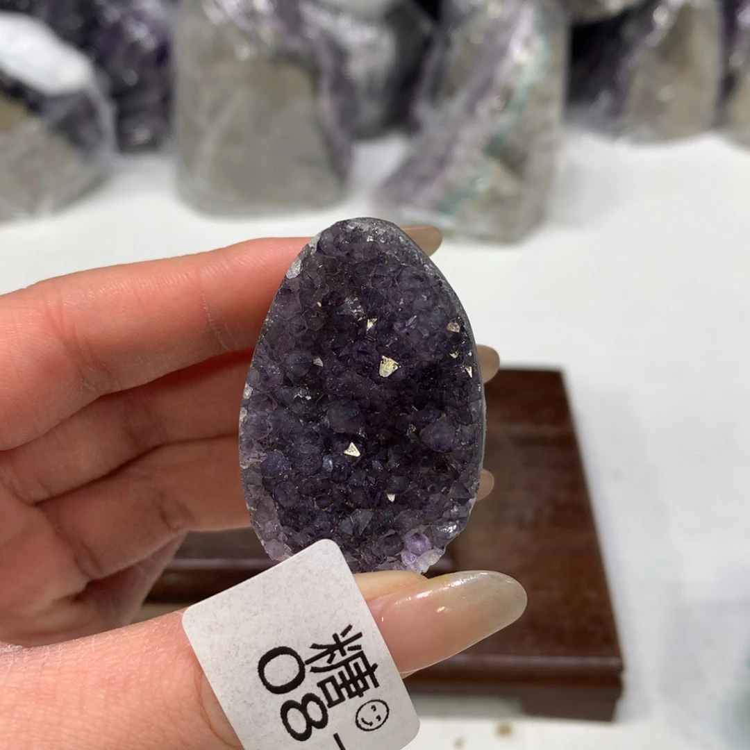紫晶摆件未镶嵌水晶