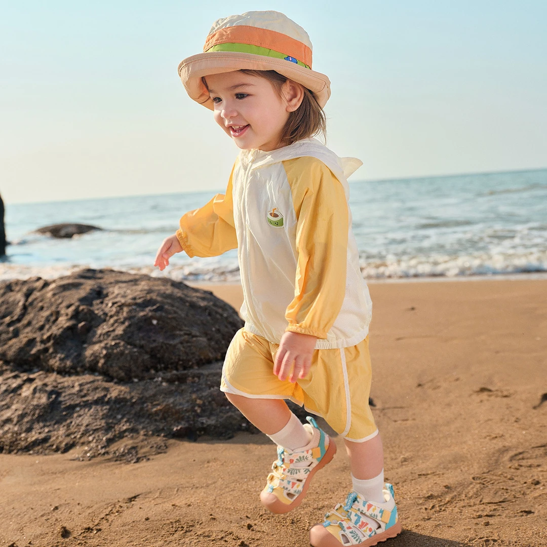 宝宝短袖套装男女童春夏装洋气儿童防晒套装2025新款时尚洋气