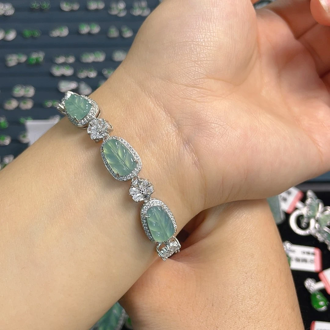 未镶嵌手链翡翠手链