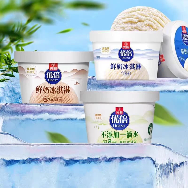 【光明】优倍鲜奶冰淇淋*90g雪糕雪糕同城配