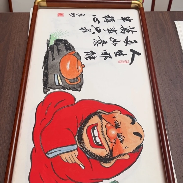 国画纯手绘禅意画作品