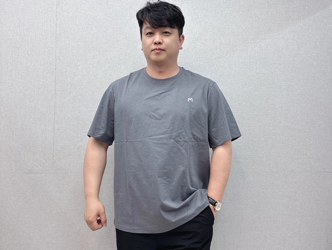 【夏季新款】M50夏季棉质超软休闲百搭夏季潮流宽松弹力半袖