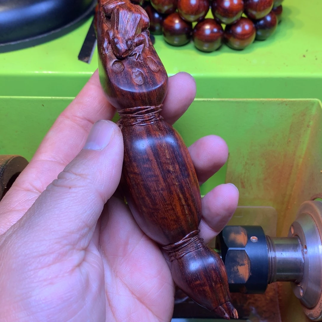 手串/手链小叶紫檀琴料，呱呱来财