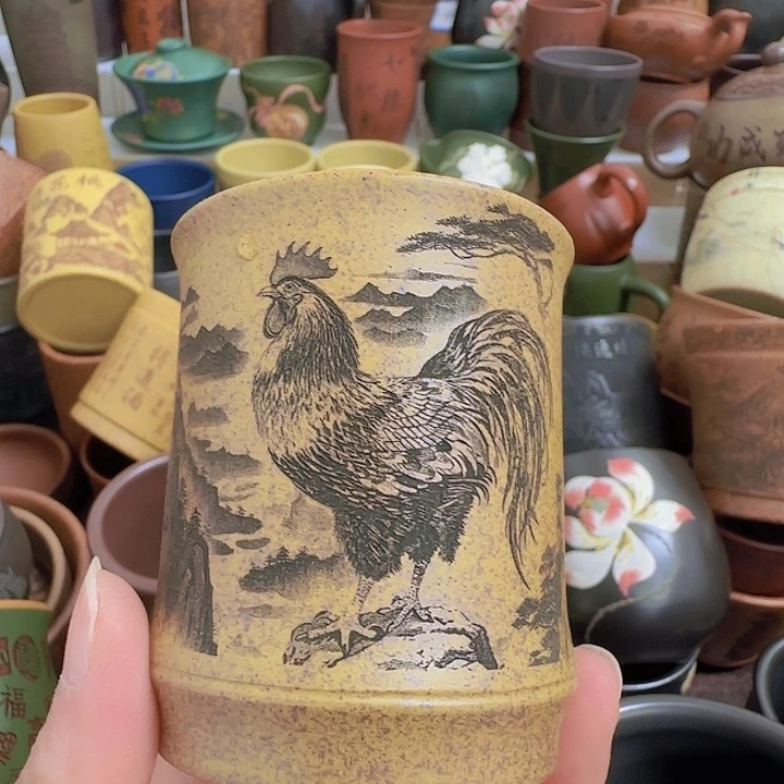 茶杯紫砂紫砂主人杯大放漏！