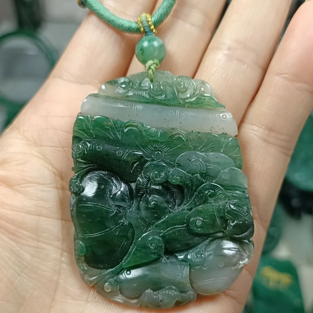 独山玉未镶嵌福在眼前